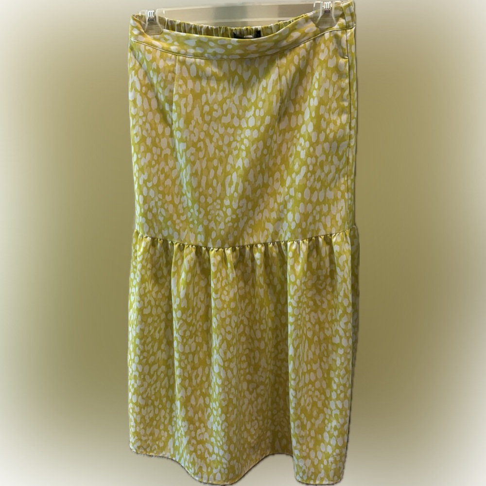yellow skirt size xs